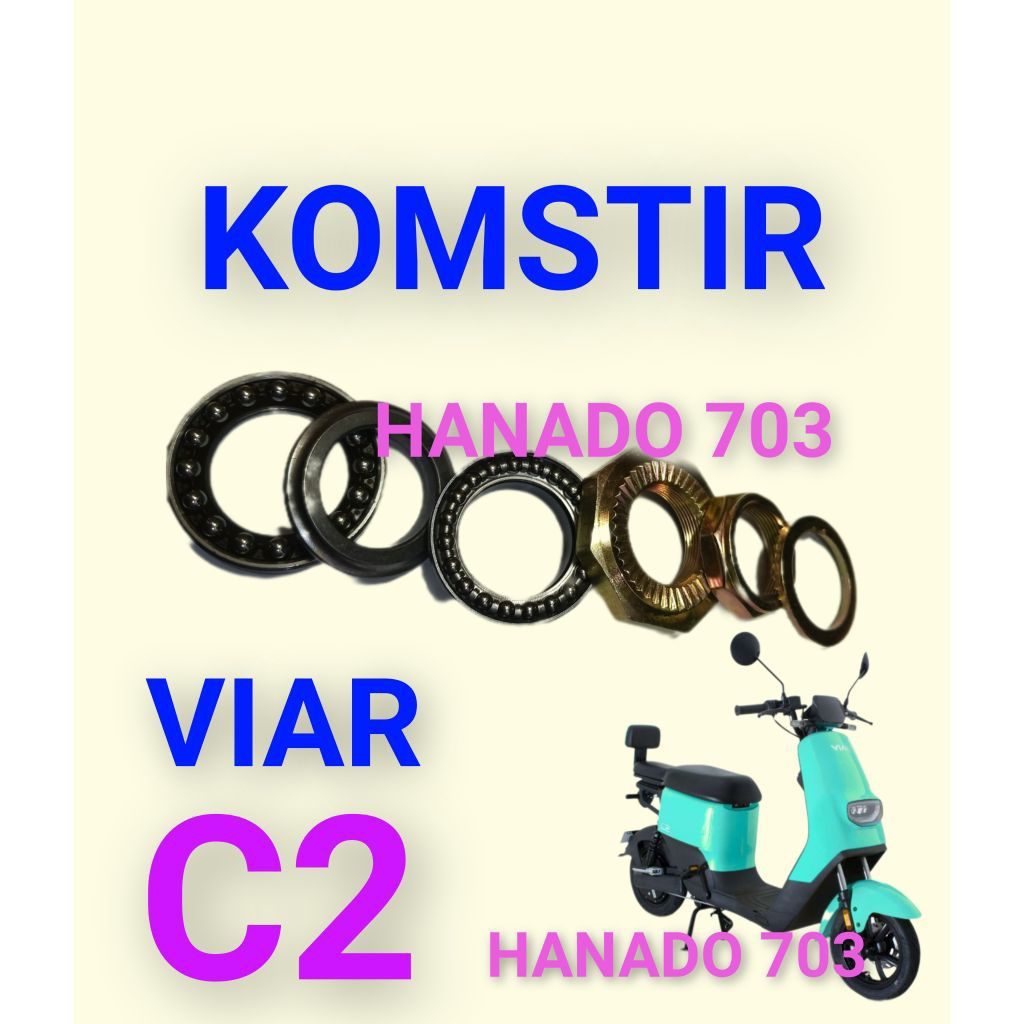 komstir viar C2 kones headset komfork sepeda listrik viar c2