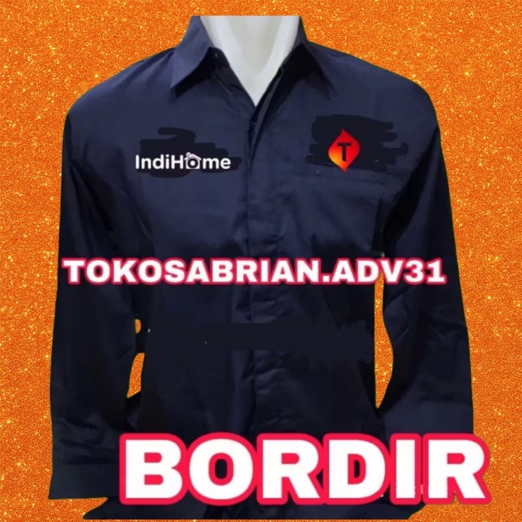 KEMEJA INDIHOME BAJU INDIHOME SERAGAM INDIHOME