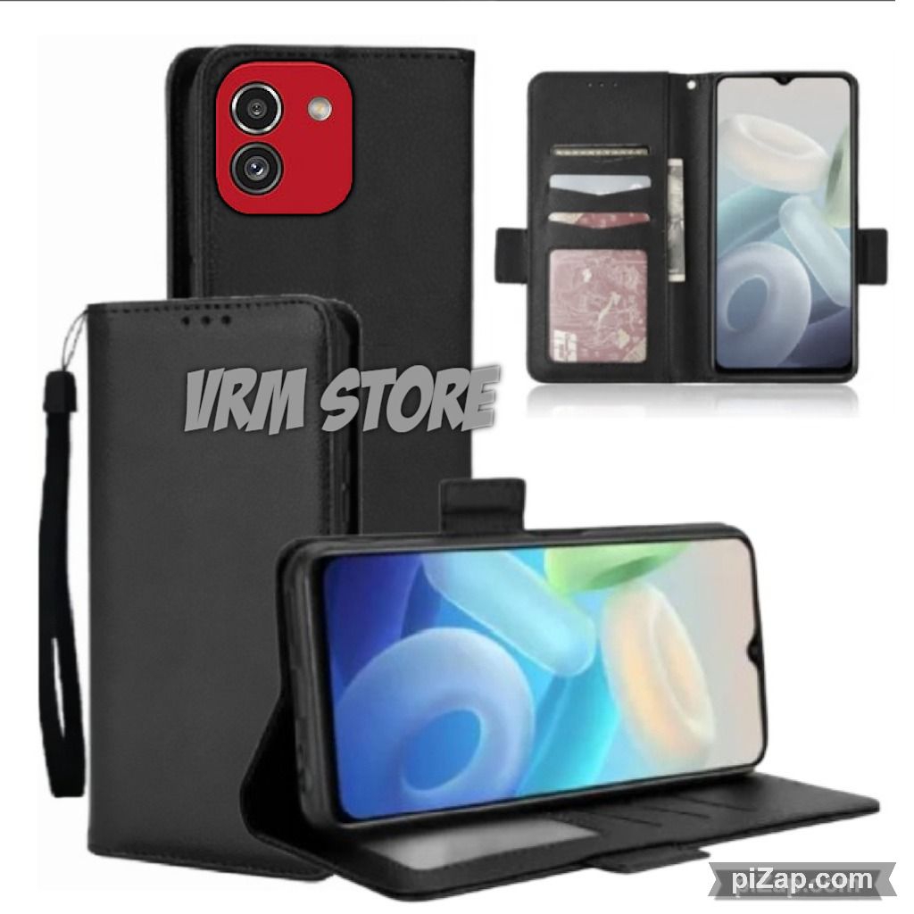 Case Dompet Hp Samsung A03 Case Dompet Casing Hp Flip Kulit Case Wallet Leather Cover
