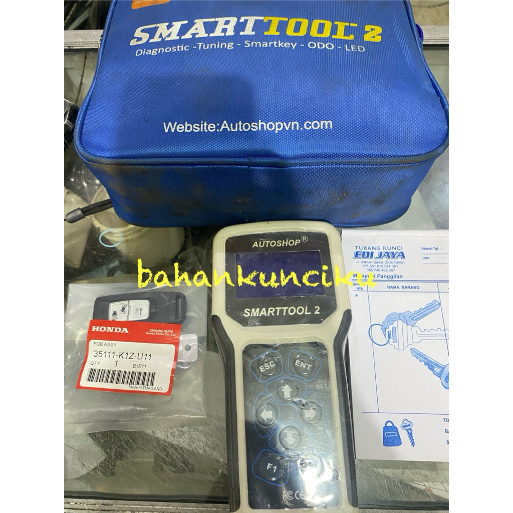 Jasa Baca Barcode Registrasi Remote Keyless Motor