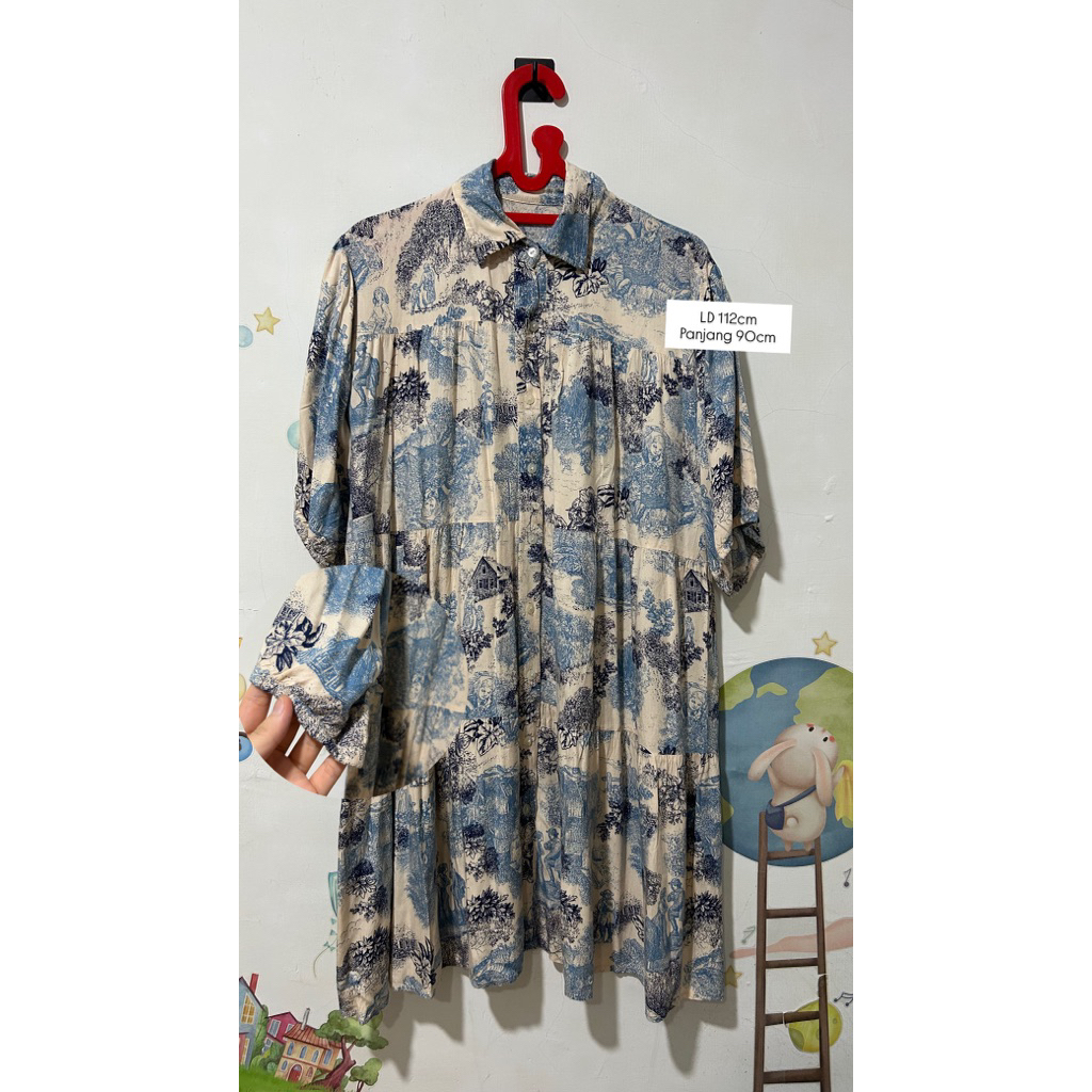 Preloved - Dress Biru