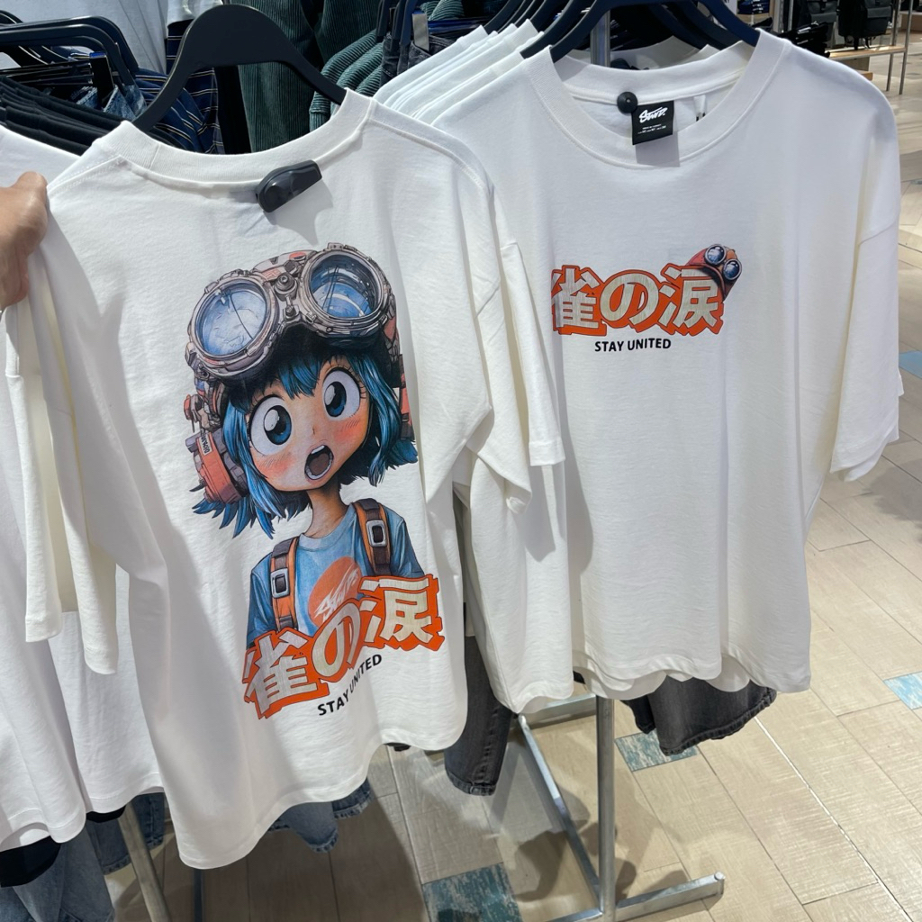 Kaus T-shirt Stwd PULL&BEAR MEN Jastip (jasa titip)