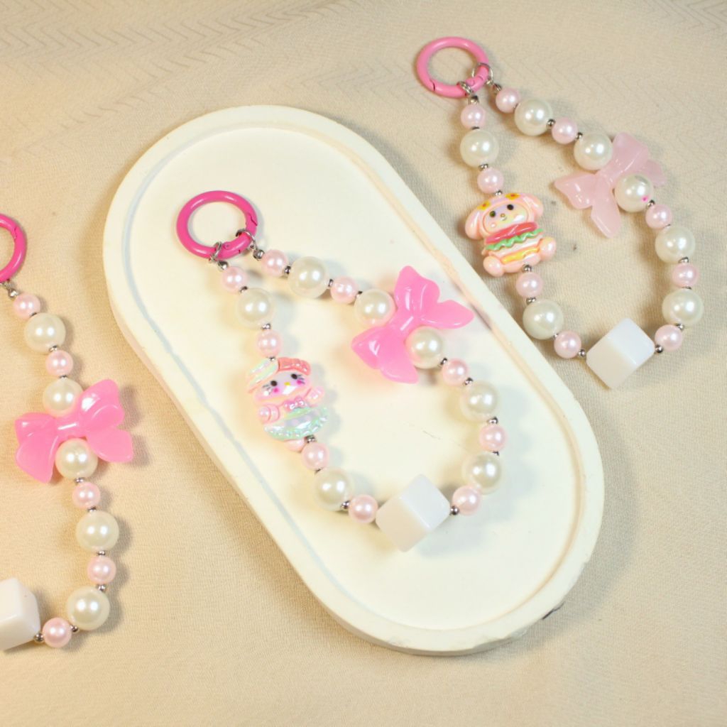 PHONE STRAP HP SANRIO LABUBU RING LUXURY POPMART GANTUNGAN HP AESTHETIC STRAP HP RING KOREA FREE MIK