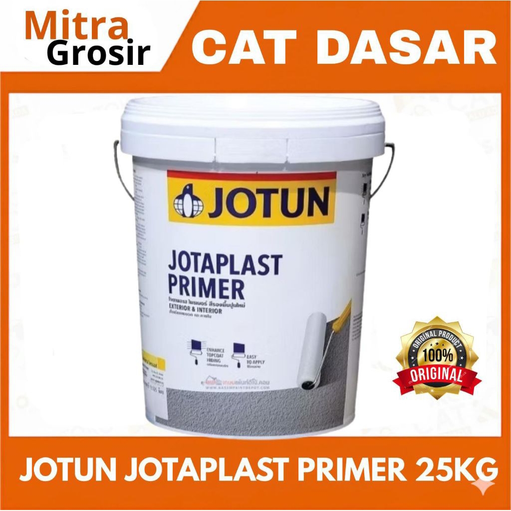 JOTUN CAT DASAR INTERIOR | JOTUN JOTAPLAST PRIMER 18 LITER | JOTUN SEALER INTERIOR | KEMASAN PAIL