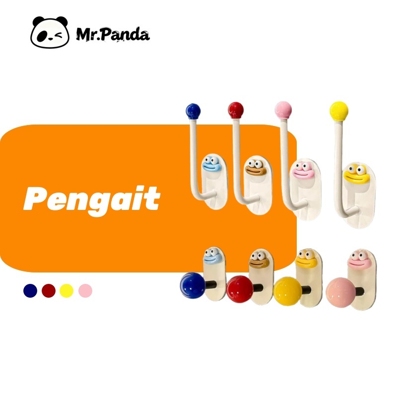 Hook Gantungan Kait Karakter Lucu Tempel Dinding Gantung Kait Tas Baju Aksesoris Kamar Tidur Multifu