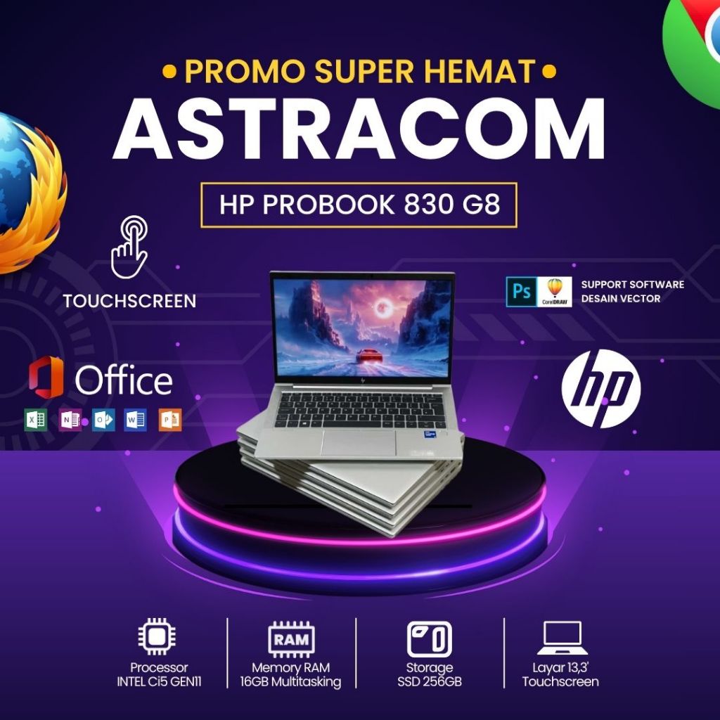 LAPTOP TOUCHSCREEN HP ELITEBOOK 830 G8 Ci5 GEN11 RAM 16GB