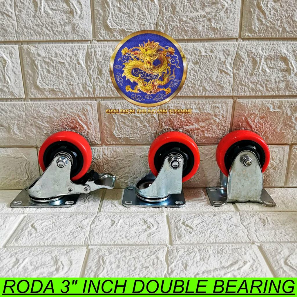Roda 3" PVC / Roda 3 inch PVC