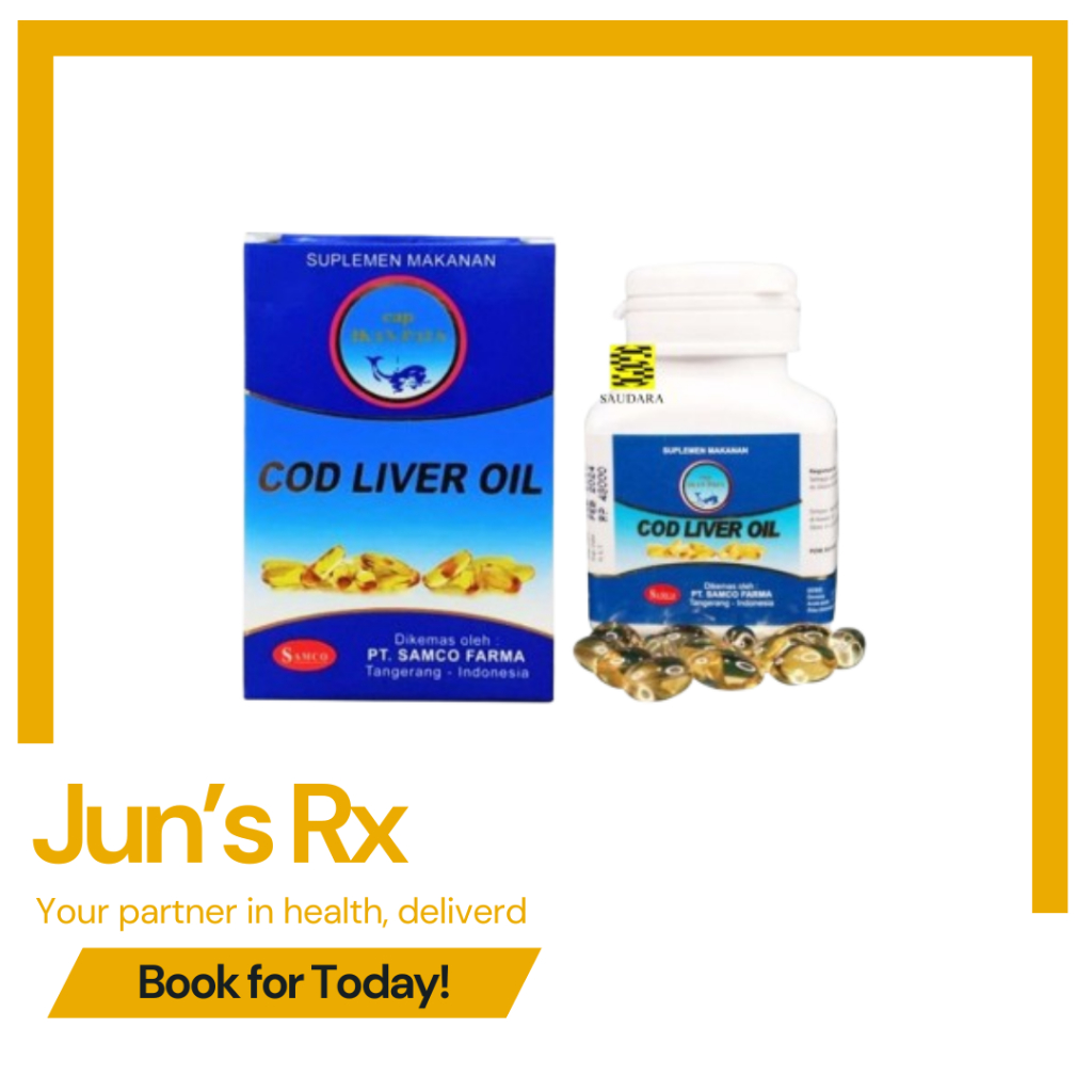 Cod Liver Oil Samco  | Minyak Ikan kapsul