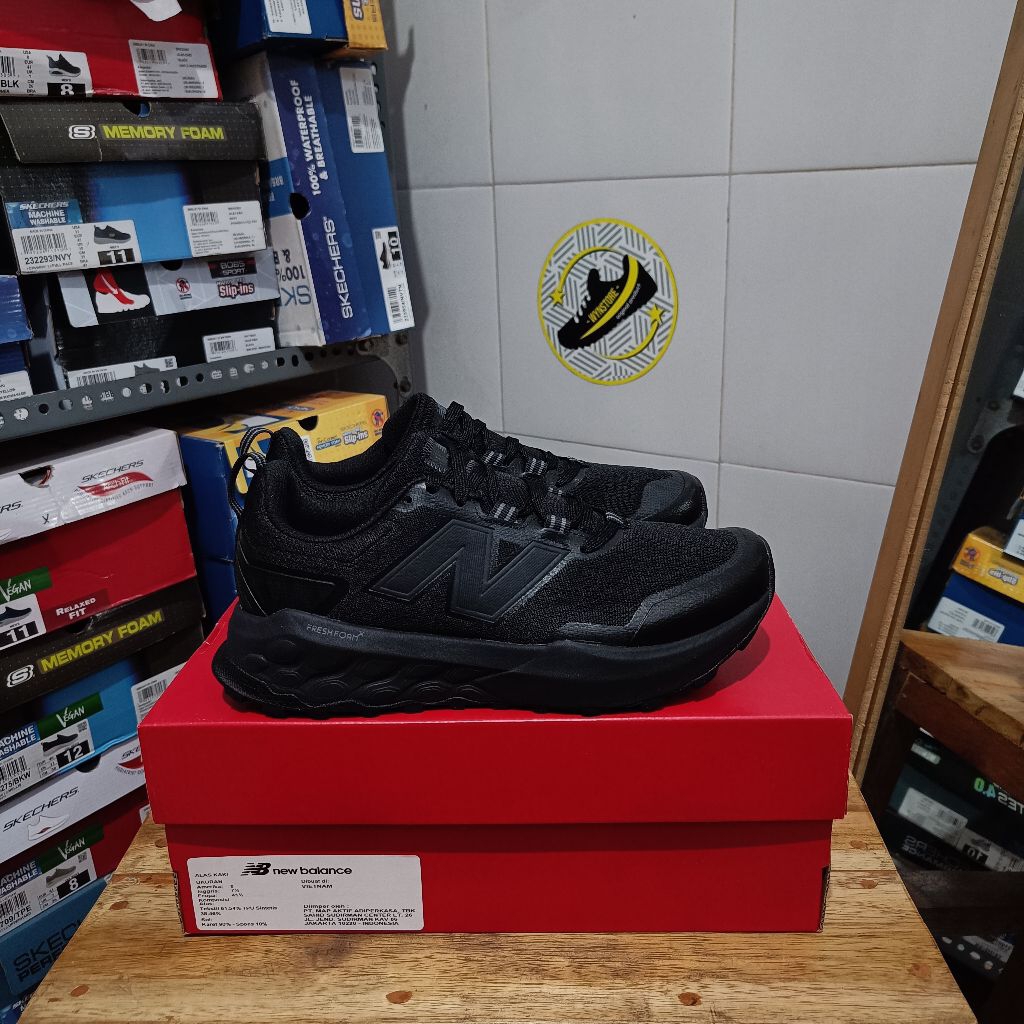 Sepatu Trail Running - Nb Fresh Foam X Garoe V2 Full Black - Men's Trail Running