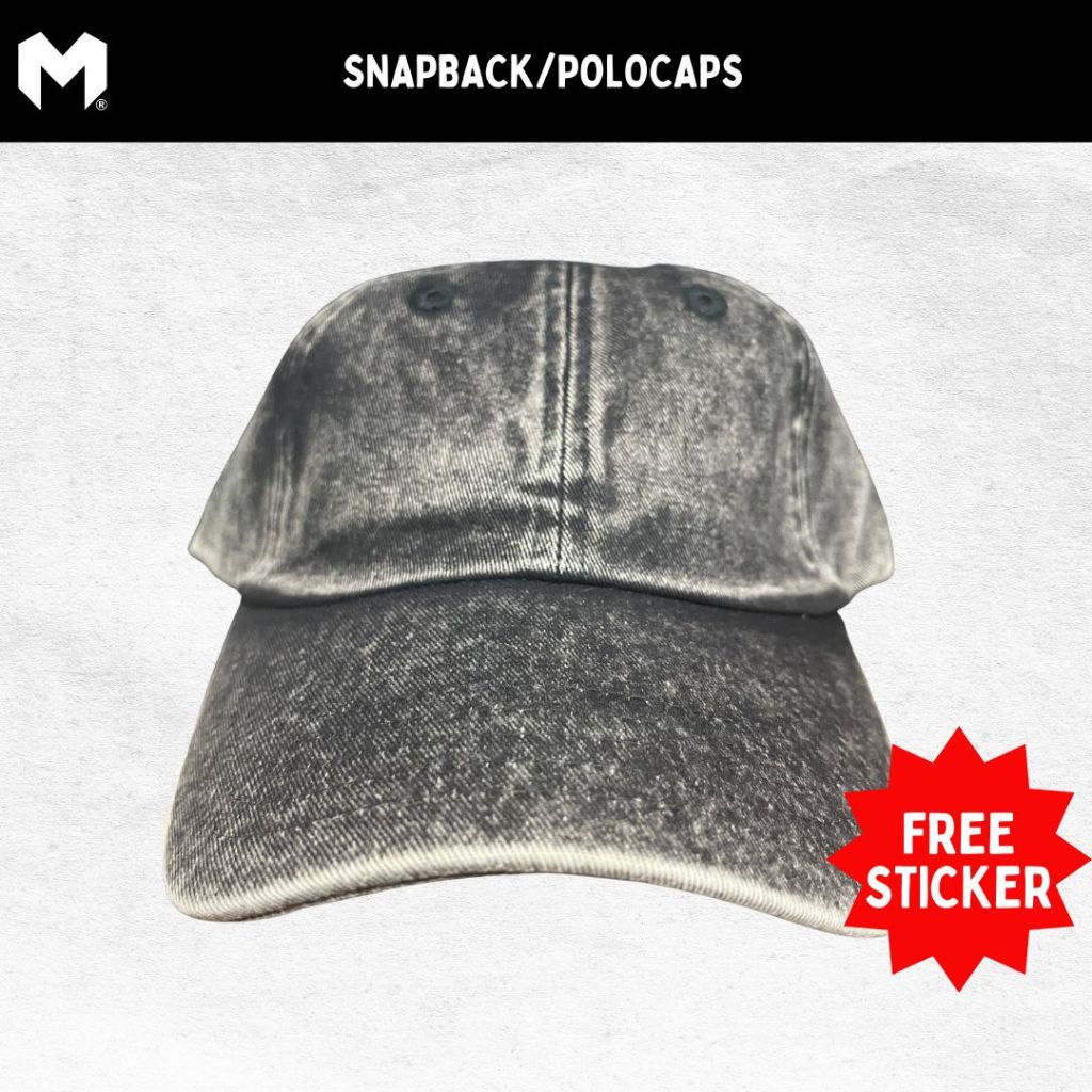 Maxisupply Snapback Polos Jeans Topi Pria | Polo Cap | Topi Baseball