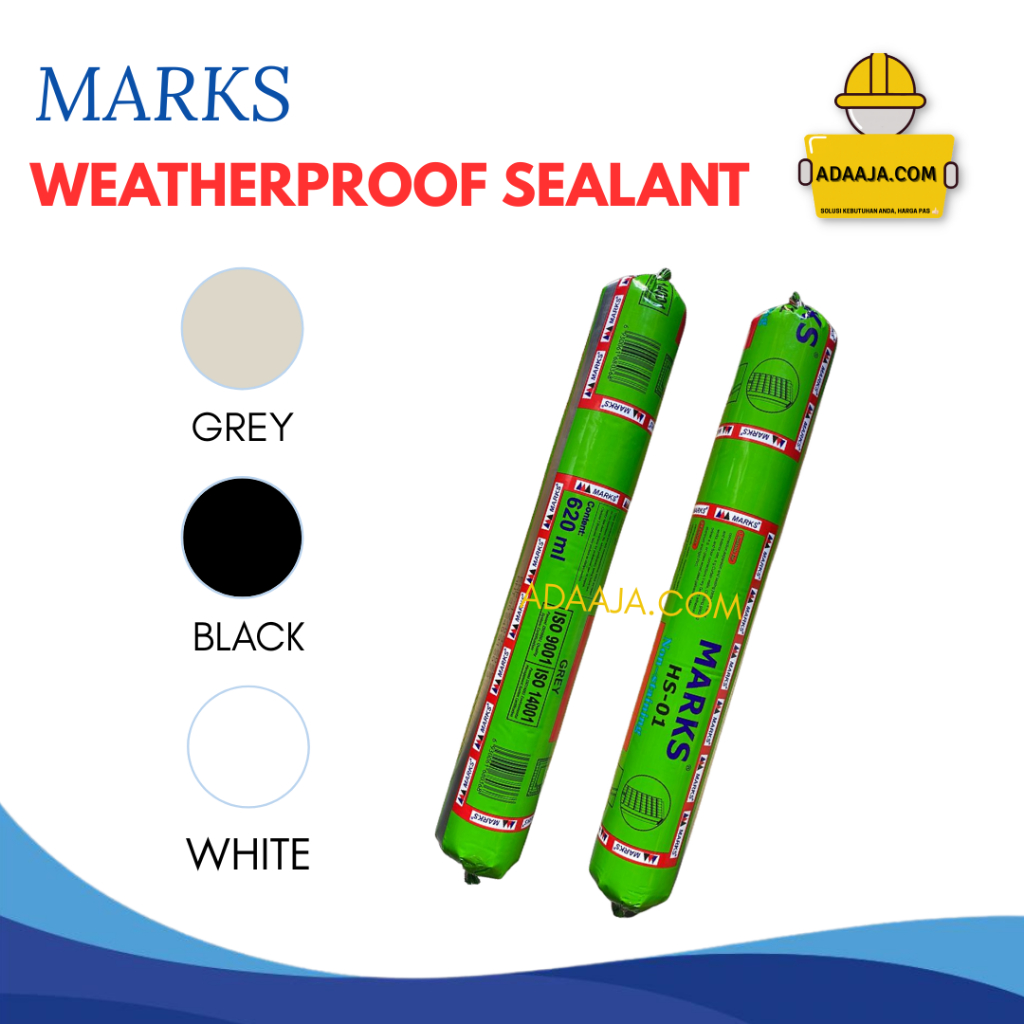 Lem Marks Silicone Neutral Weatherproof Sealant Multifungsi 620 ML