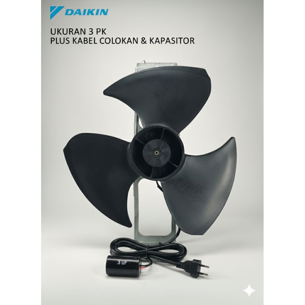 kipas blower outdor AC ukuran 3 pk merk daikin