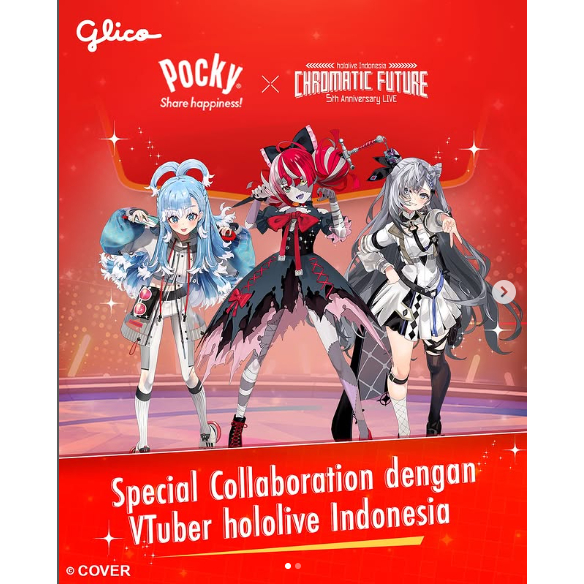 Pocky X Hololive Indonesia (FREE PHOTOCARD HOLOLIVE)