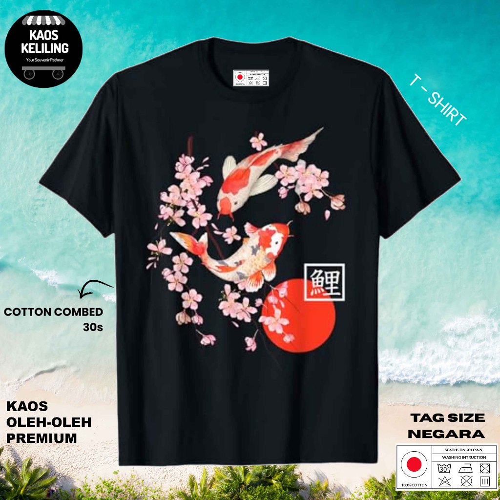 KAOS OLEH OLEH JEPANG JAPAN 5 PAKAI TAG LABEL JEPANG ASLI BAJU SOUVENIR PREMIUM GIFT