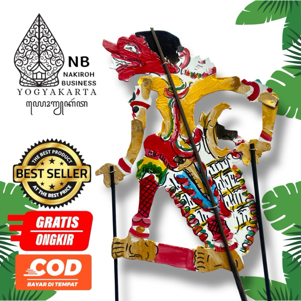 NAKIROHBUSINESS WAYANG kertas BUTO CAKIL BAHAN KERTAS DUPLEK