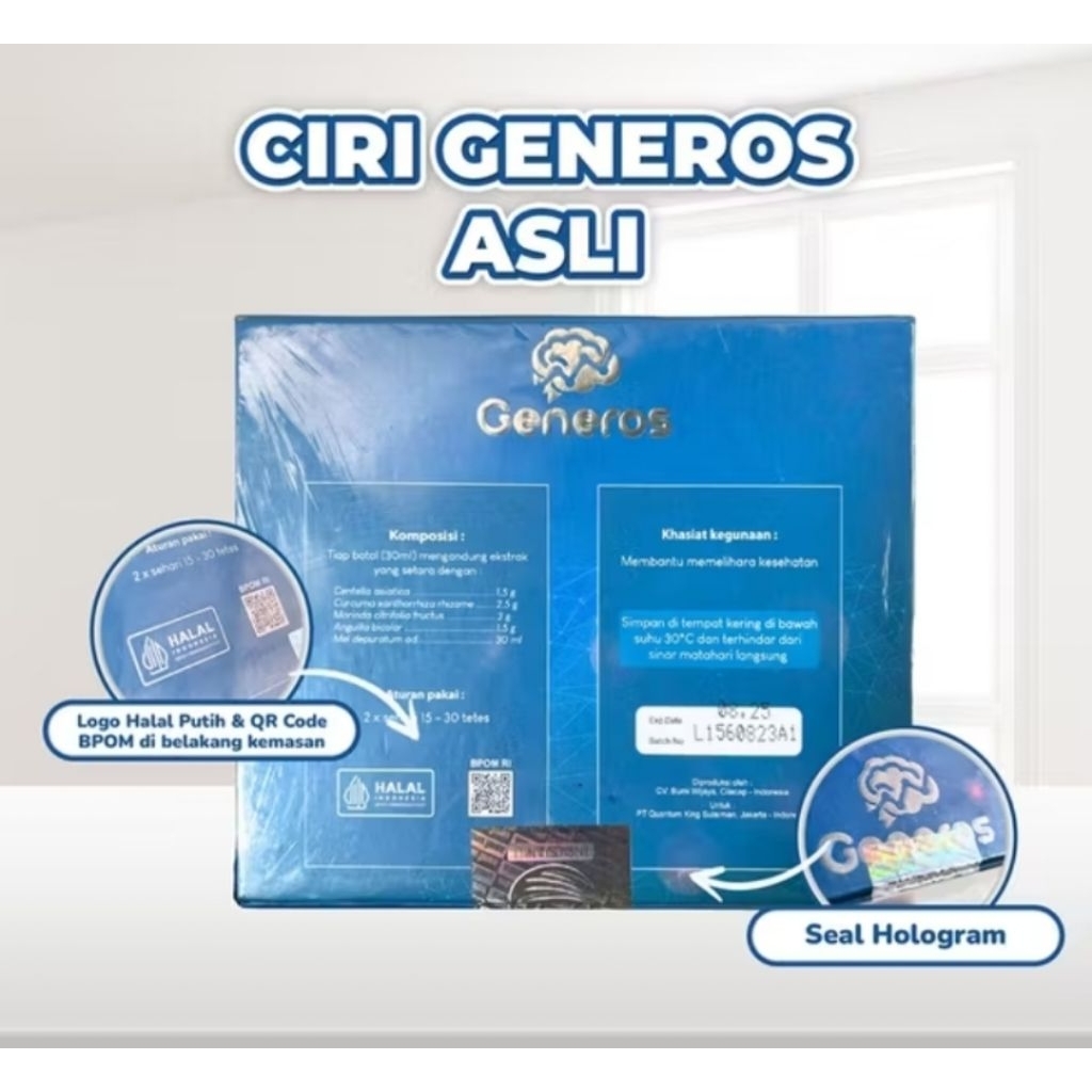 generos vitamin otak anak 100% ori