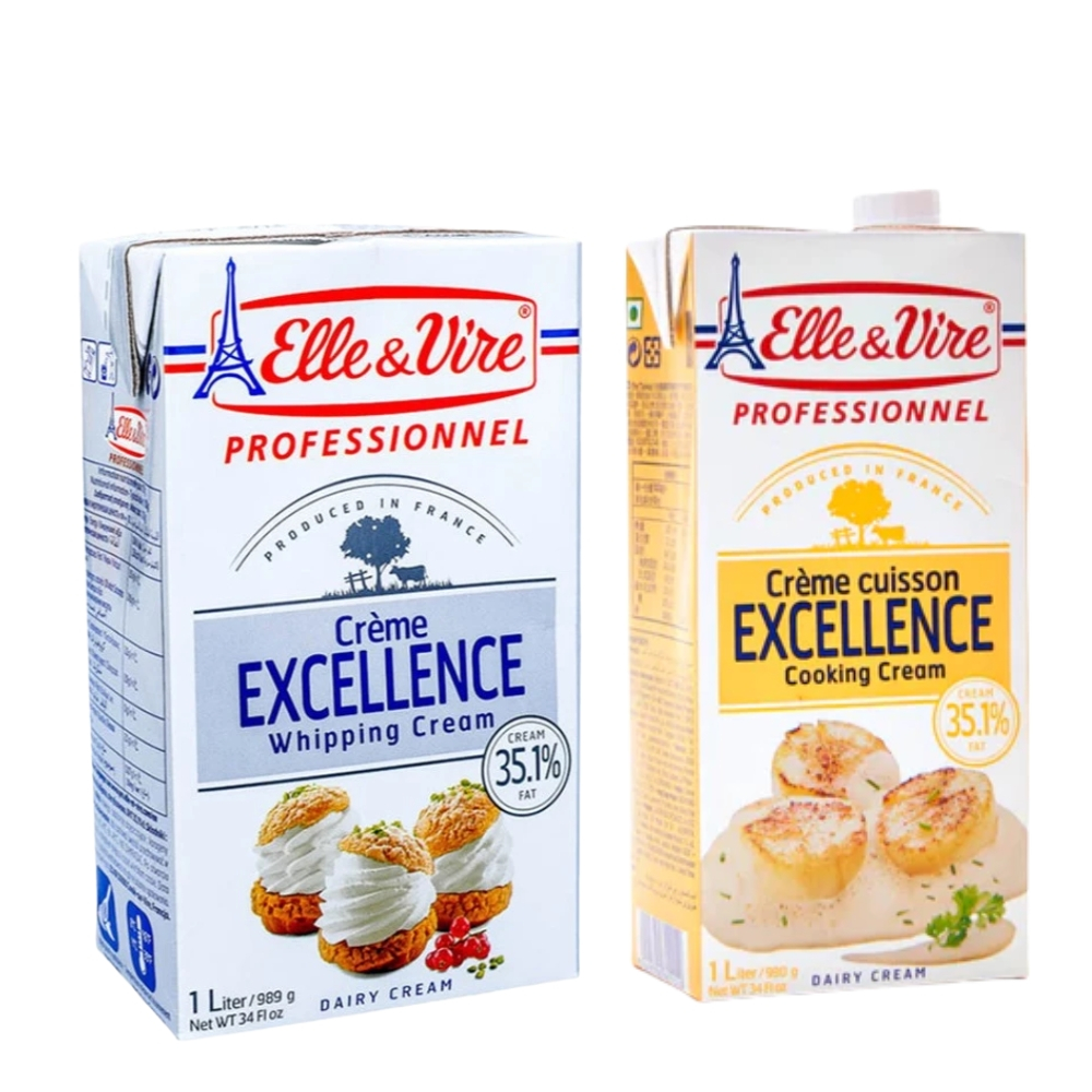 Elle & Vire Excellence Whipping & Cooking Cream 1liter