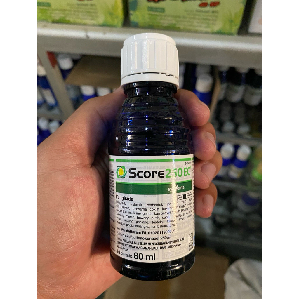 Fungisida Score 250 EC | Syngenta, Untuk Jamur, Penyerempakan Bunga dan Bulir Mengkilap pada Tanaman
