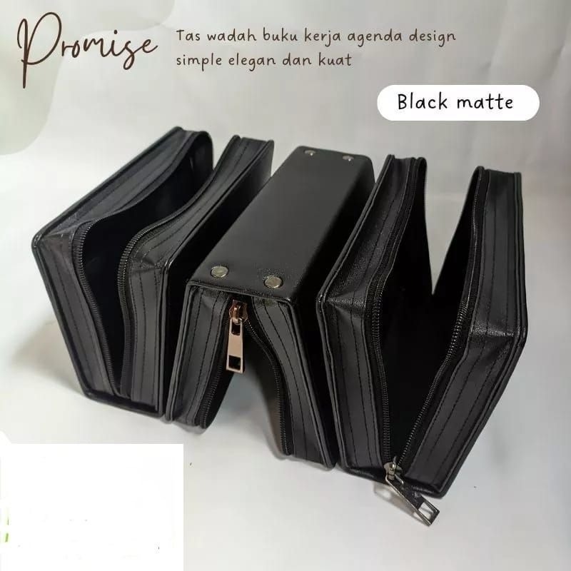 Agenda PROMISE koperasi Tas Agenda PROMISE koperasi Bag Binder Book Cover Case Tempat Buku Kerja Ban