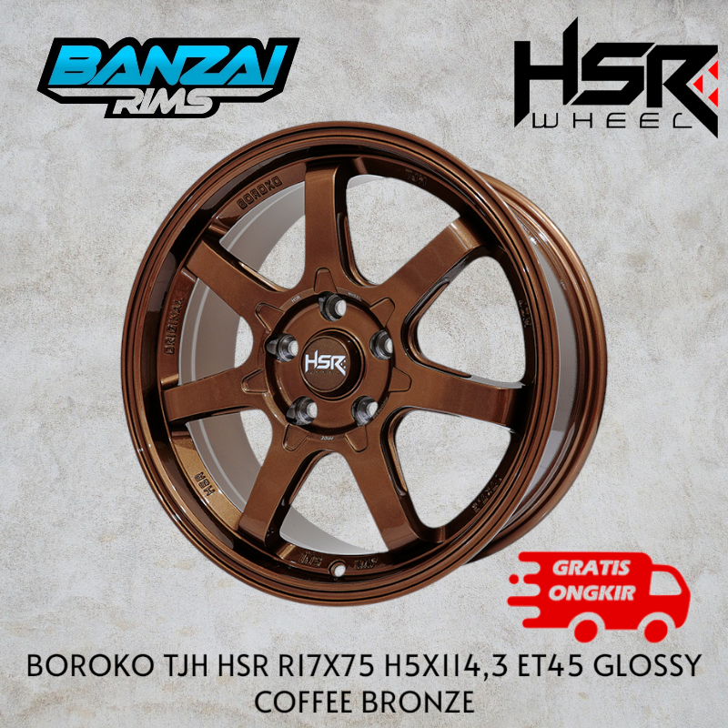 VELG HSR SUPER SALE R17 HSR BOROKO TJH R17X7.5 PCD 5X114,3 ET45