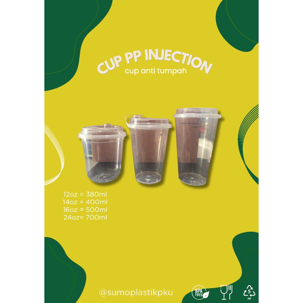 Thinwall Cup Injection / Cup Injection bening / Cup PP Injection / Cup anti tumpah