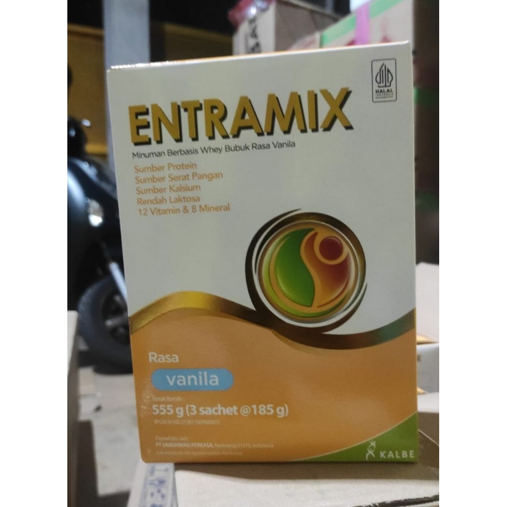Entramix Vanila 555gr (3 sachet x 185g) Susu Malnutrisi