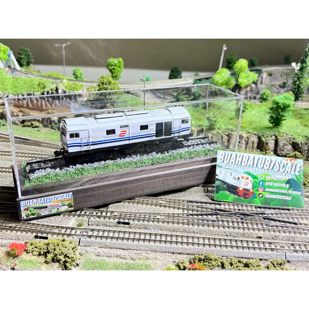 Miniatur Lokomotif BB 301 27 BD Livery PT KA Skala HO High Detail