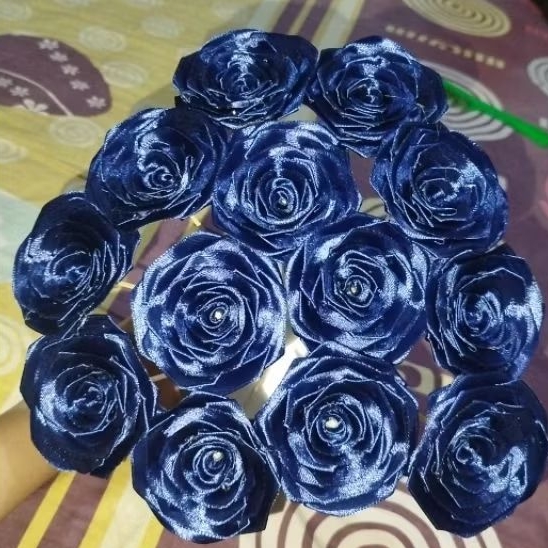 BUNGA PITA SATIN 1 TANGKAI | bunga pita satin satuan | pita satin