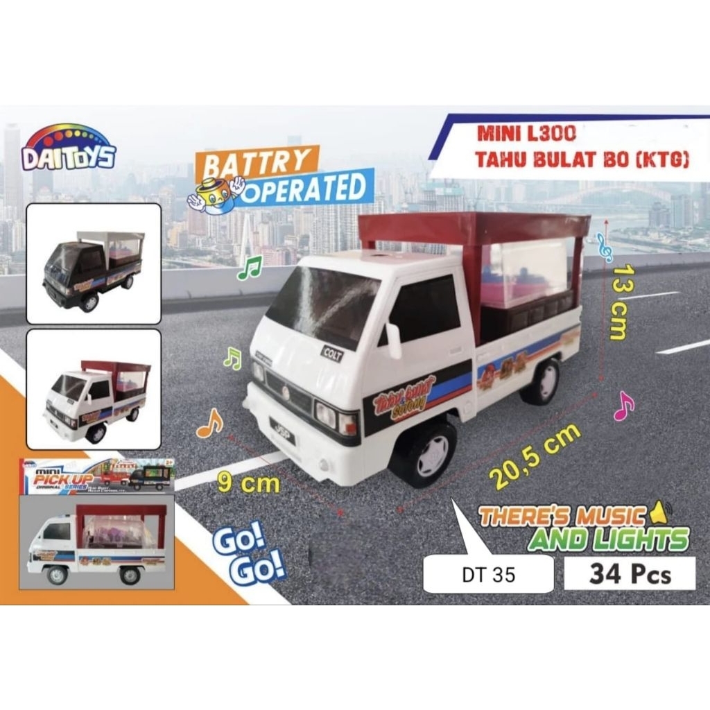 1213 new produk mainan musikal mobil truk tahu bulat ada musik tahu bulat digoreng dadakan+ lampu LE