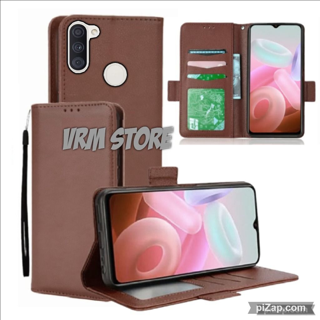 Case Dompet Hp Samsung A11 - M11 Case Dompet Casing Hp Flip Kulit Case Wallet Leather Cover