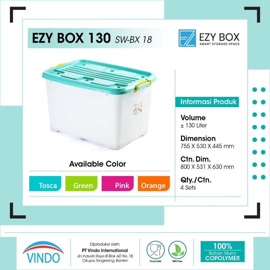 Container Box Ezy CB 130 Liter