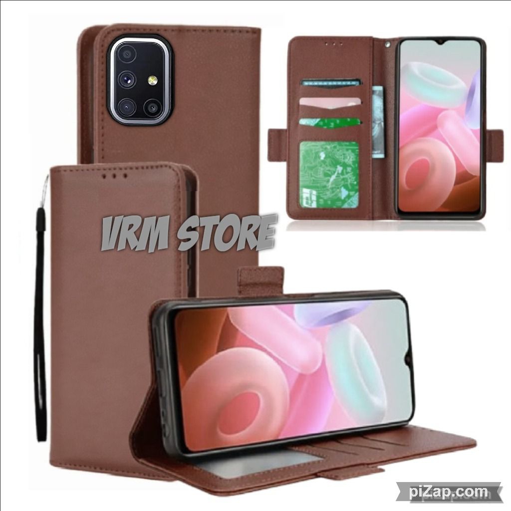 Case Dompet Hp Samsung M51 Case Dompet Casing Hp Flip Kulit Case Wallet Leather Cover