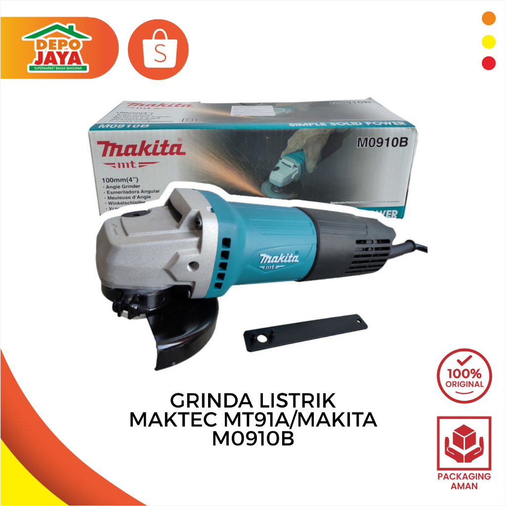 GERINDA LISTRIK MAKTEC MT91A/MAKITA M0910B - MESIN GERINDA POTONG LISTRIK MAKITA/MAKTEC M0910B