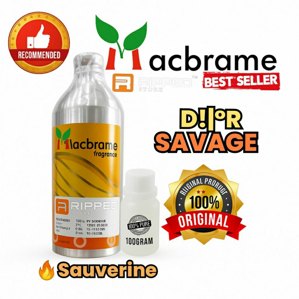 100ML Sauverine Bibit Parfum Murni Dor Savage Original Macbrame