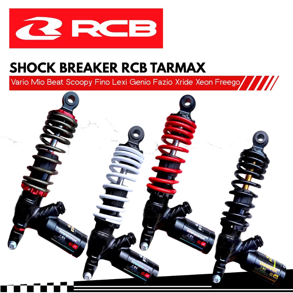 Shock Breaker Original RCB Tarmax Single Shock 305mm 330mm 340mm Single Click