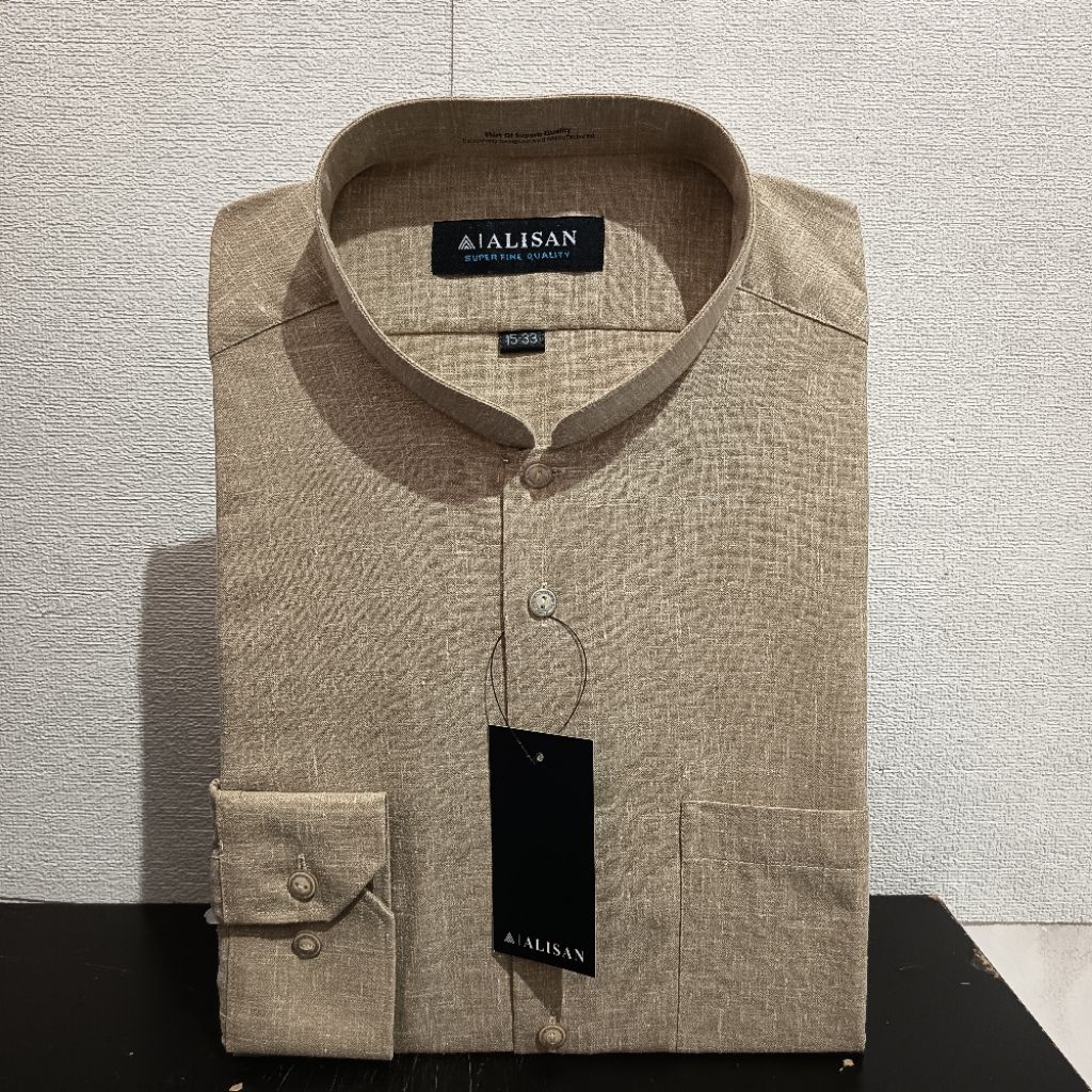 LENGAN PANJANG REGULER ALISAN Polos Koko Coklat1