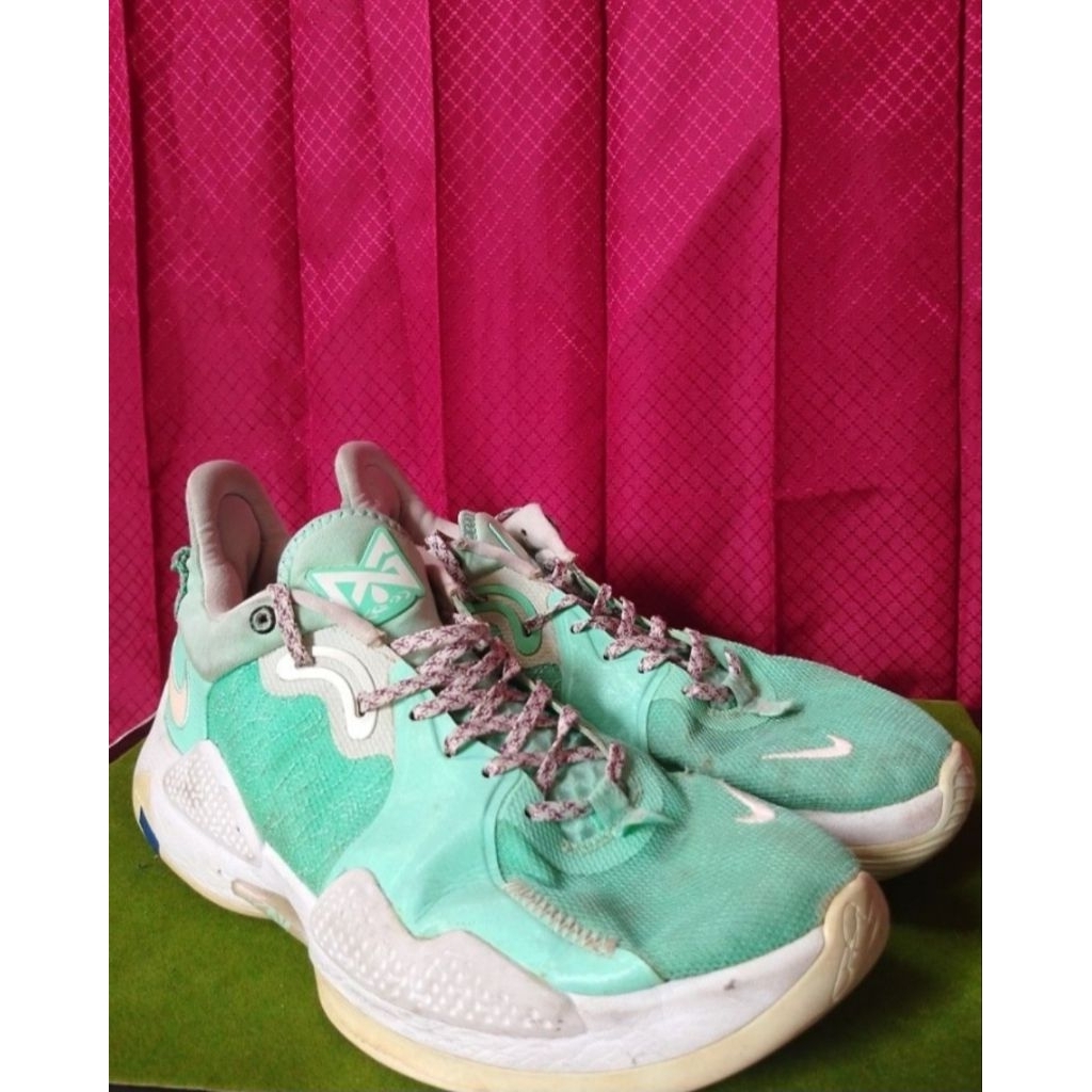 sepatu basket pg 5 sz 45 second brand pemakaian wajar
