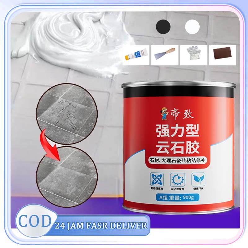 900g Perekat Marmer Granit Lem Untuk Batu Alam Dan Keramik Tipe Cepat Kering