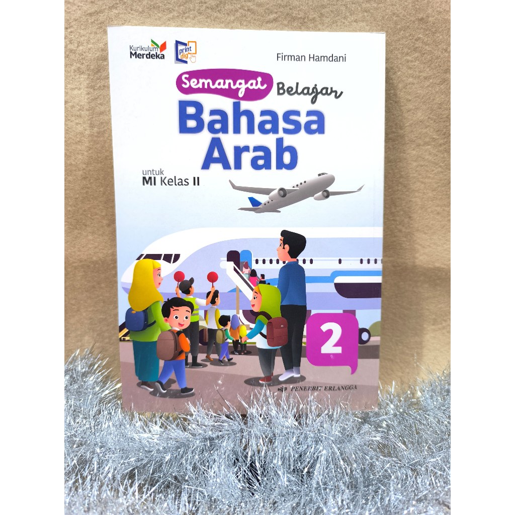 Buku Bahasa Arab MI Kelas 2 Erlangga Kurikulum Merdeka