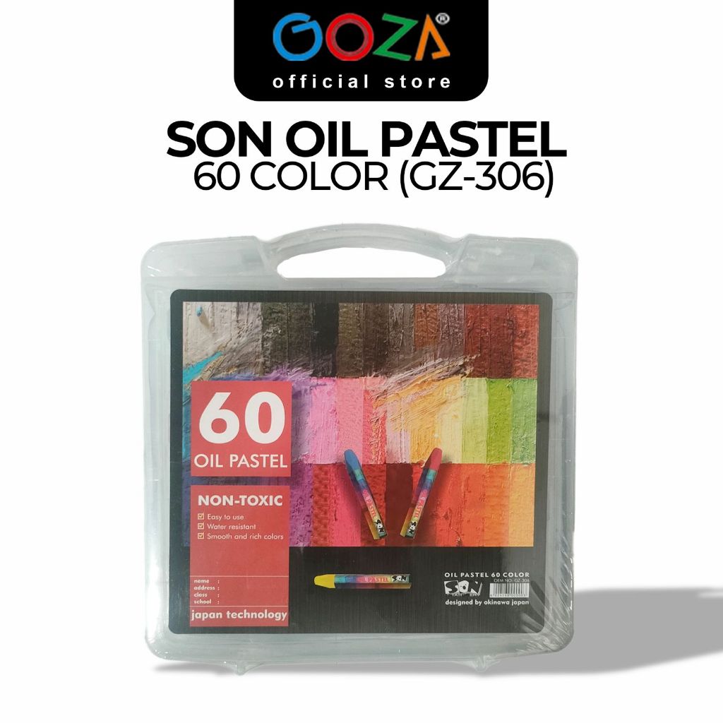 Termurah SON Oil Pastel/Crayon 12S - 60S Colours Krayon Minyak Banyak Warna