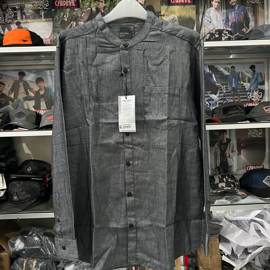 Baju Koko Cressida Lengan Panjang Original