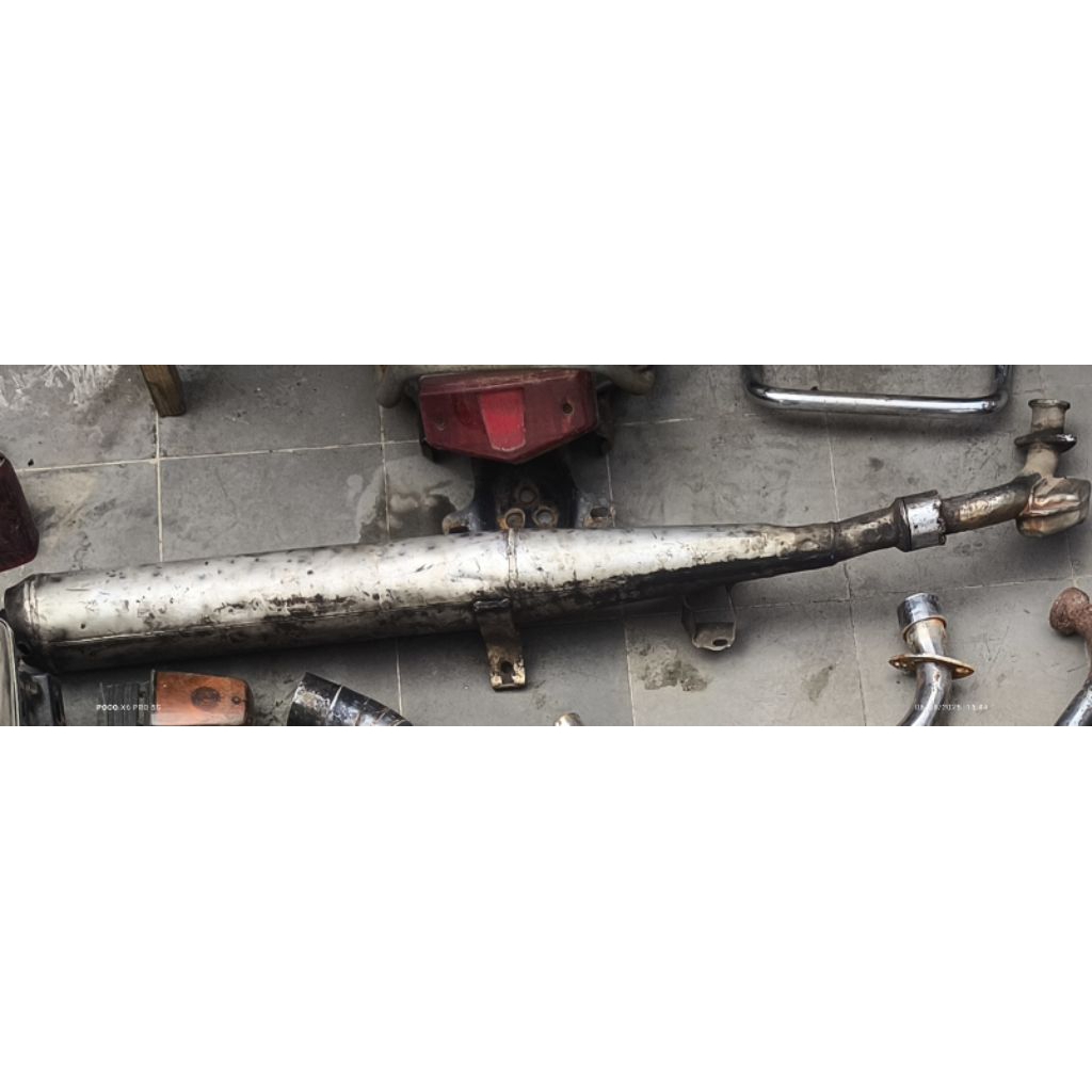 knalpot standar rc100/80 original copotan