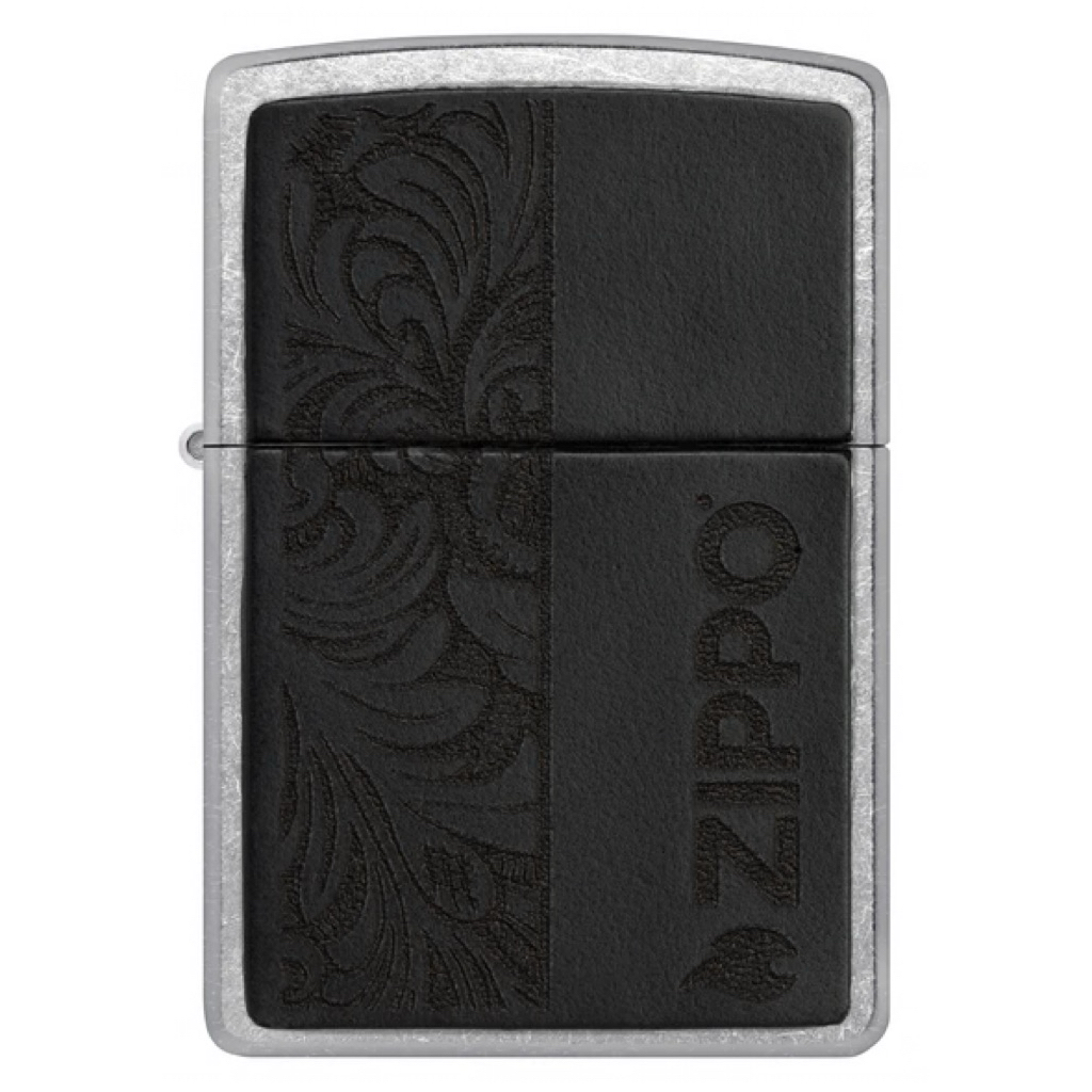 ZIPPO 46919 LEATHER ZIPPO DESIGN {ORIGINAL 100% MADE IN USA}