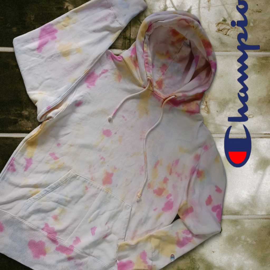 Hoodie Champion Motie Tie Dye Murah