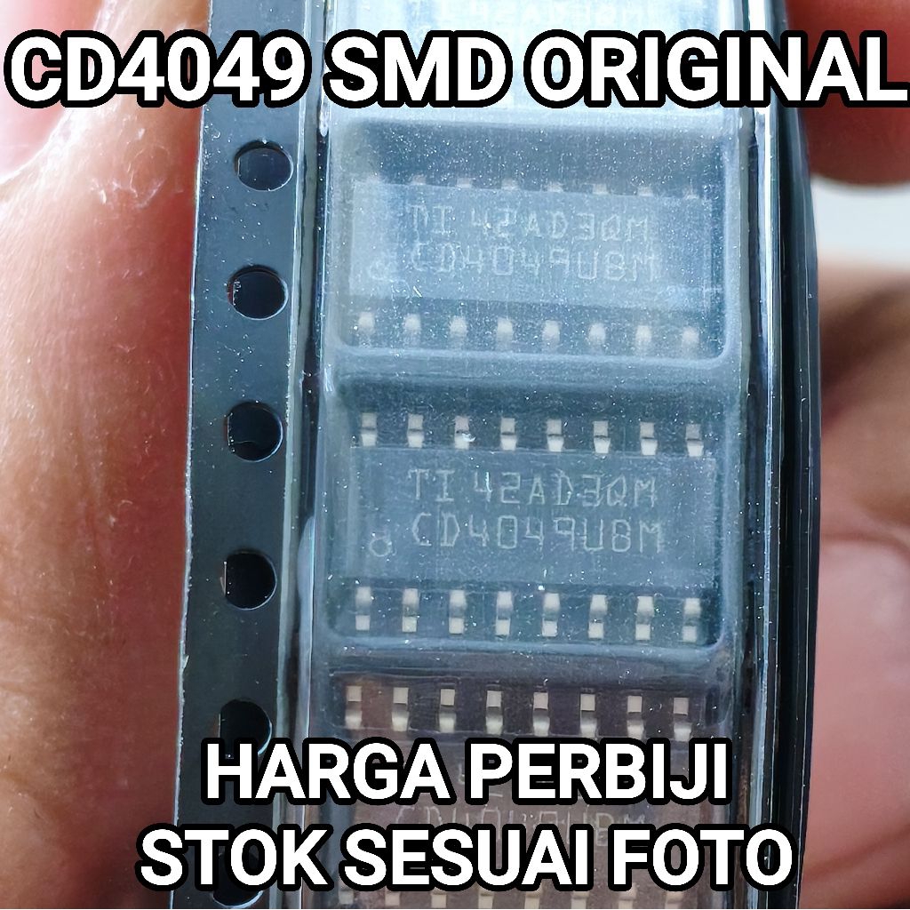 IC CD4049 SMD ORIGINAL SOP16 CD 4049 CD4049UBDR