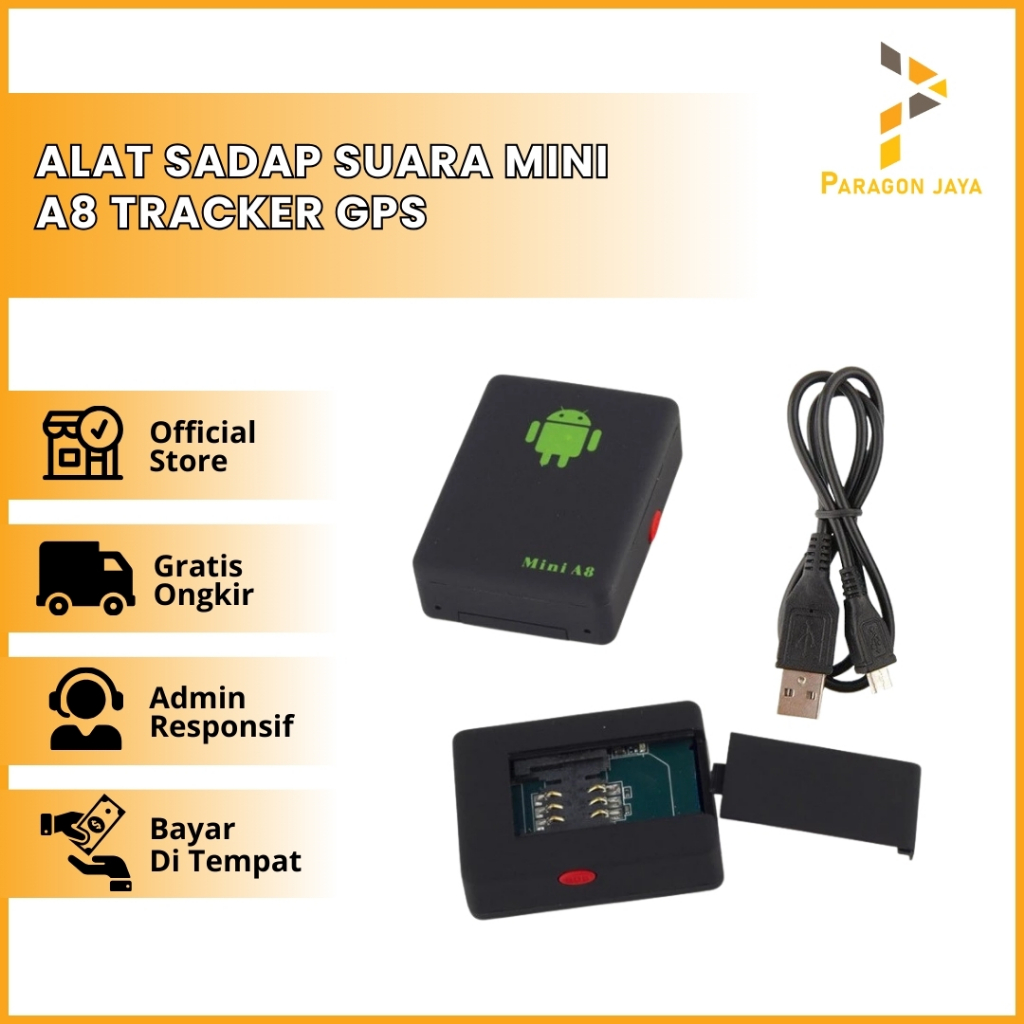 Alat Sadap Suara Mini A8 Tracker GPS / Alat Sadap Lacak GPS