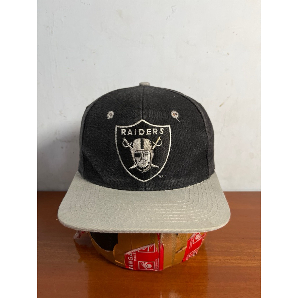 topi nfl raiders vintage denim original second
