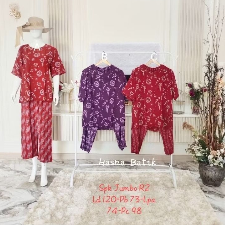 Setelan Celana Luza (Spk. Jumbo R2) Batik Pekalongan