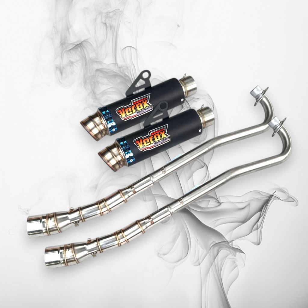 Knalpot racing Verox original tipe R1 std bore up supra x supra 125 Karisma Jupiter Z Vega R Zr Blad