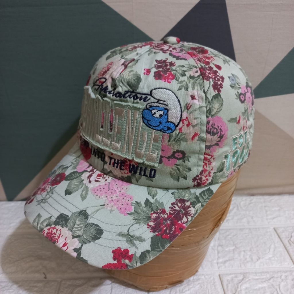 Topi Whol3 H4uss Second Topi Kartun Corak stok 7455